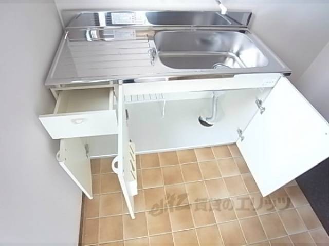 キッチン　調理器具などを置くのに便利です