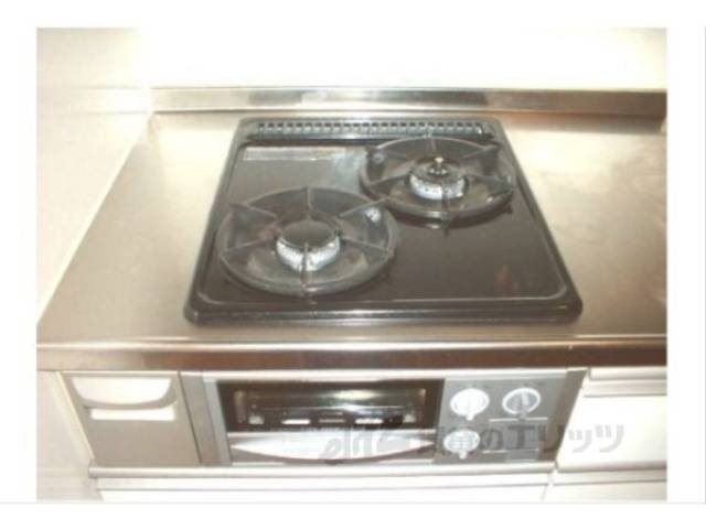 キッチン　ガス2口コンロ