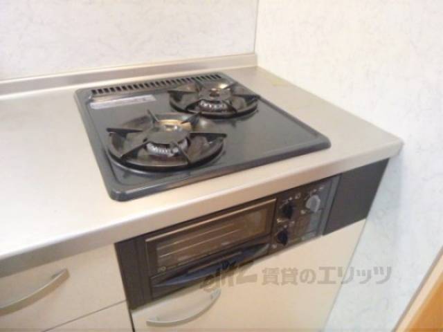 キッチン　ガス2口コンロ