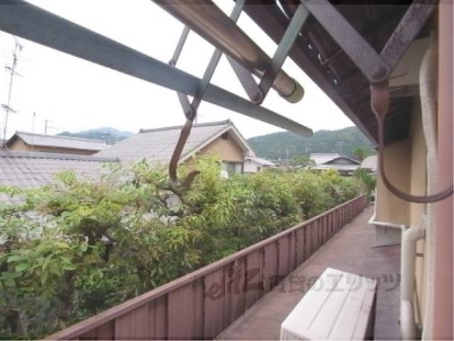 洗濯竿置き