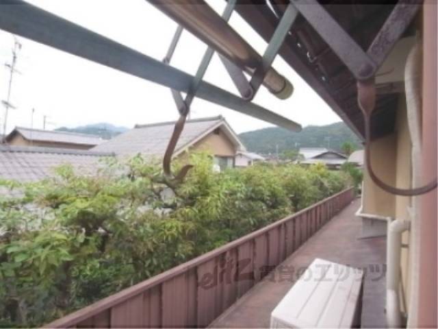 洗濯竿置き