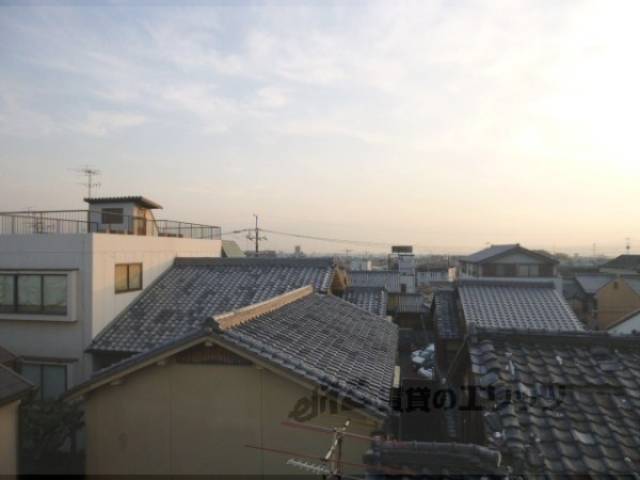 眺望　夕焼けも綺麗です。