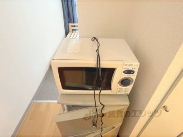 冷蔵庫置場　電子レンジ