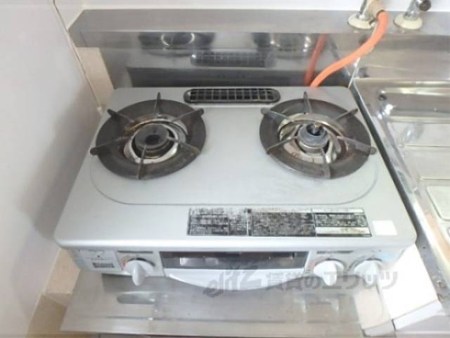 キッチン　ガス２口コンロ
