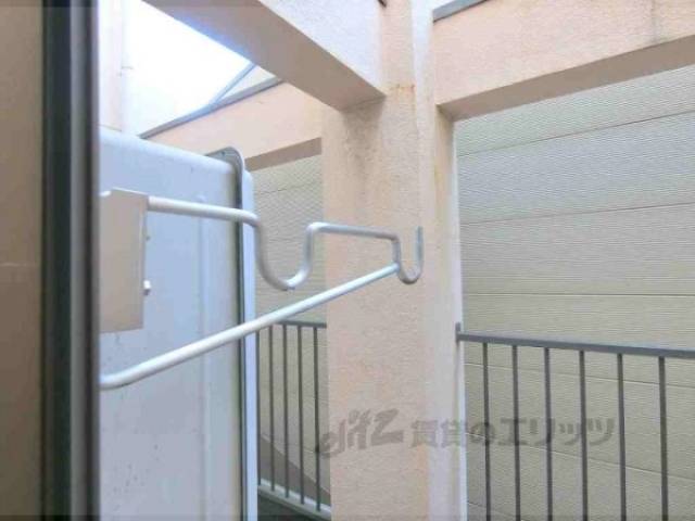 眺望　物干竿かけ