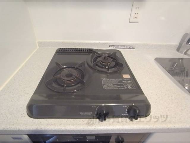 キッチン　２口ガスコンロ付