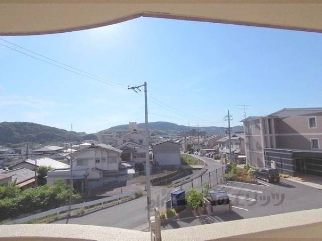 眺望　西向きのベランダで日当たり良好です。