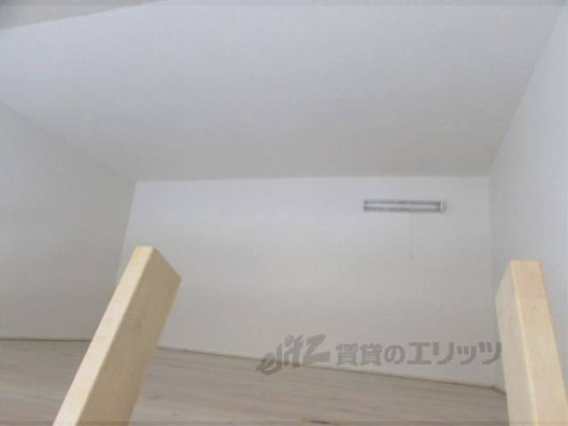 ロフト　高さあるので収納としても使えます。