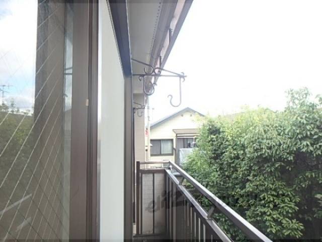 洗濯物竿掛け