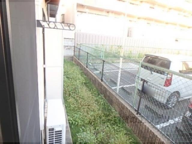 ベランダ　物干し