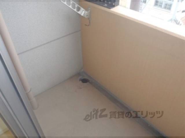 ベランダ　南向きベランダです