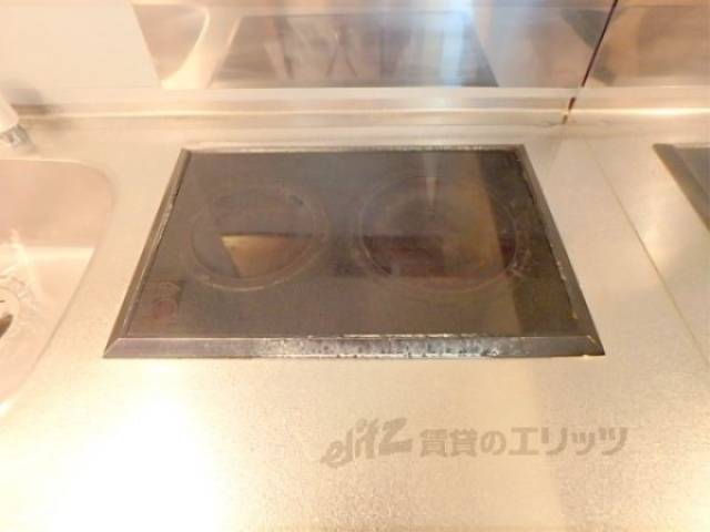 キッチン　コンロ　二口コンロです。