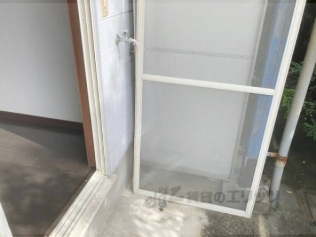 洗濯機置場　ベランダ