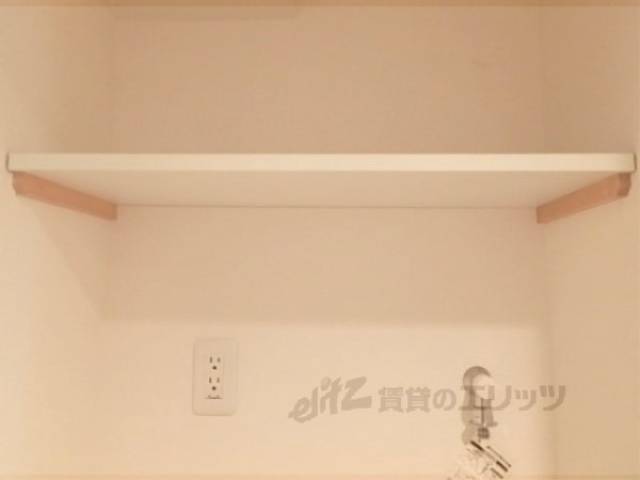 洗濯機置場　棚