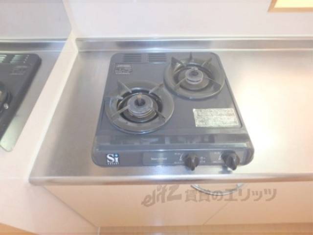キッチン　ガス2口コンロ