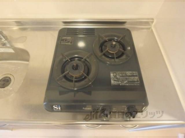 キッチン　ガス2口コンロ