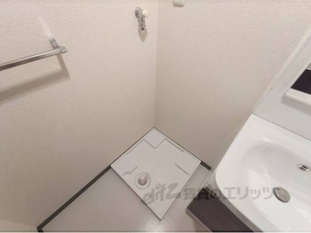 洗濯機置場　棚