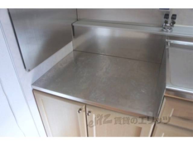 下駄箱　コンロ置場