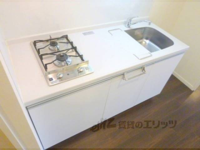 キッチン　2口コンロでお料理楽々