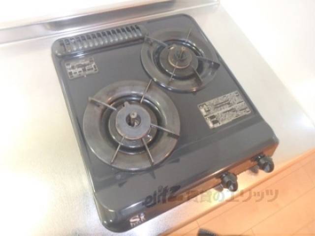 キッチン　ガス2口コンロ