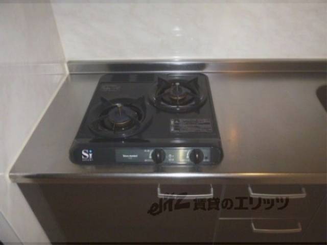 キッチン　2口ガスコンロ