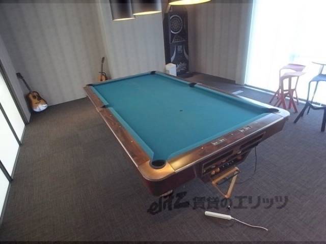 共用スペース　びっビリヤードができます。
