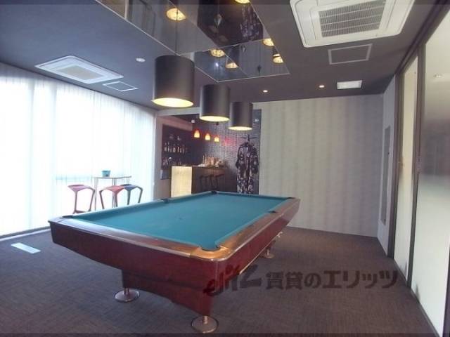 共用スペース　ビリヤードであそびませんか？