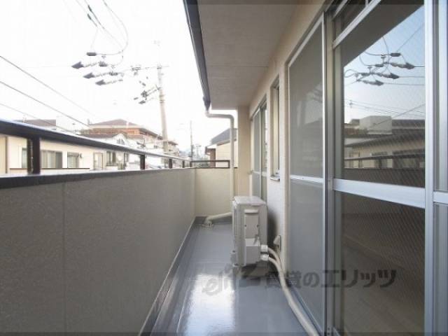 ベランダ　北側のベランダ