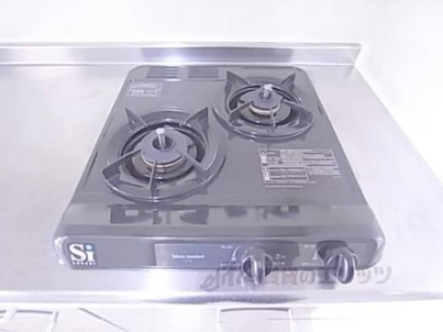 キッチン　2口ガスコンロ