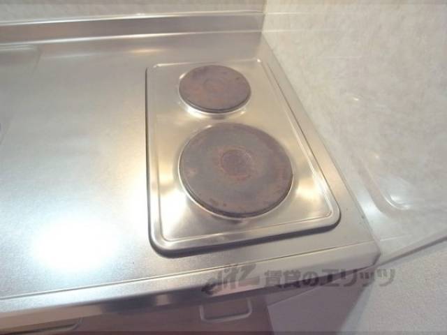 ２口電気コンロ