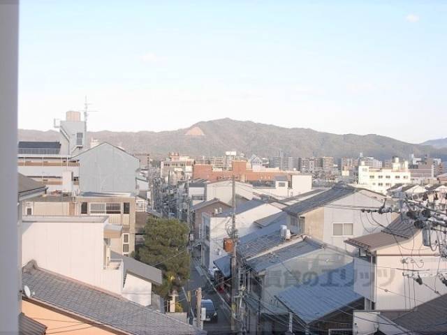 眺望　五山の送り火（大文字）