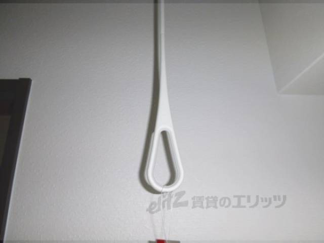 リビング　室内物干し竿掛け