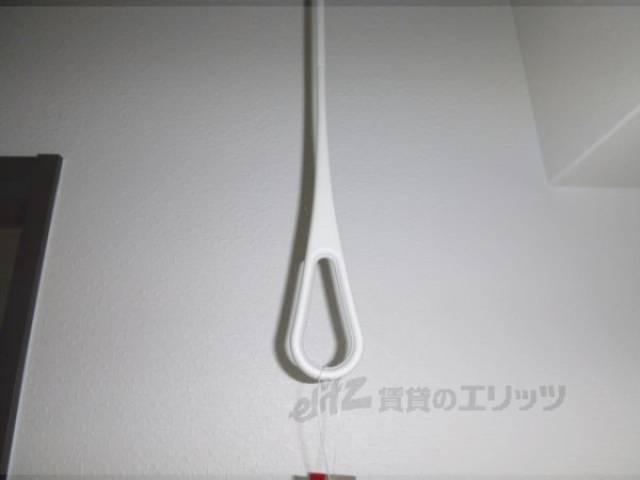 リビング　室内物干し竿掛け