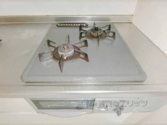キッチン　ガス2口コンロ