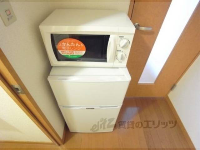 冷蔵庫置場　冷蔵庫、電子レンジ