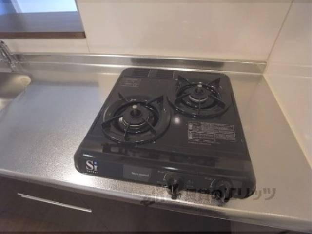キッチン　2口ガスコンロ