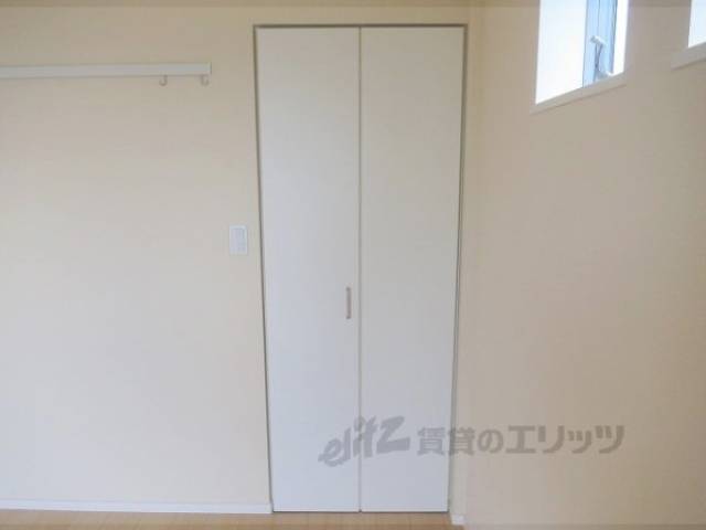 収納　ウォークインクローゼットです