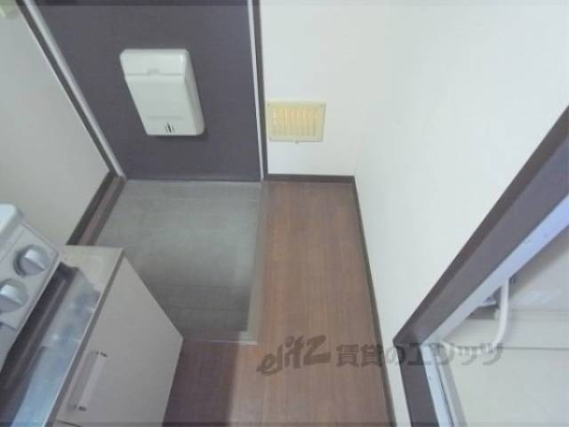 下駄箱　下駄箱を置いて頂くスペースもあります。