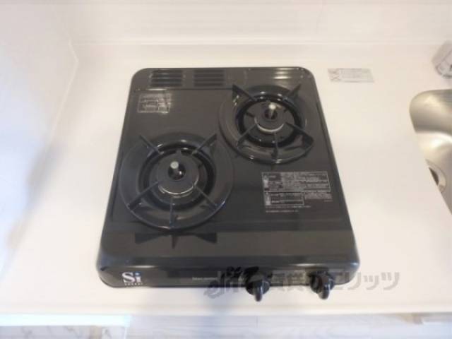 キッチン　ガス2口コンロ