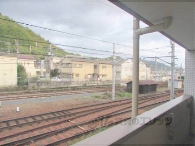 眺望　室内物干し場