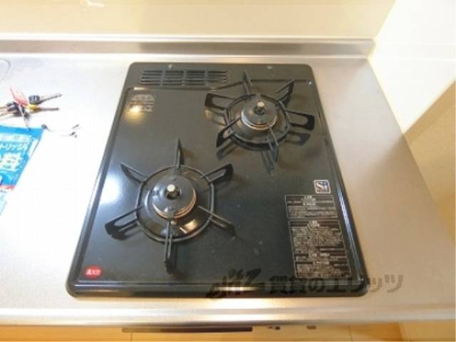キッチン　2口ガスコンロ