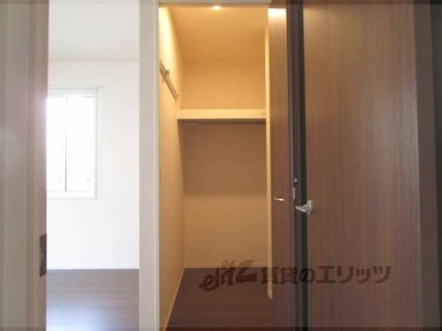 収納　ウォークインクローゼットです。