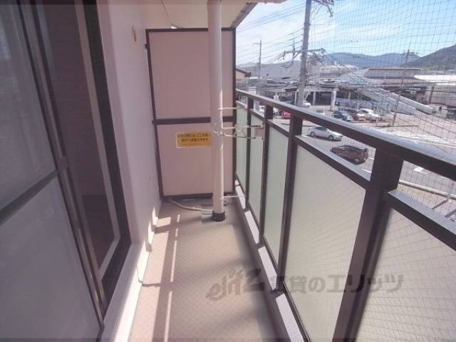 ベランダ　西向き