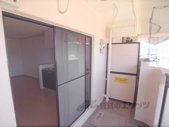 ベランダ　西向き