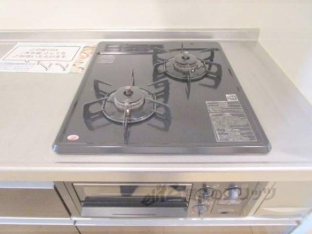キッチン　ガス2口コンロ