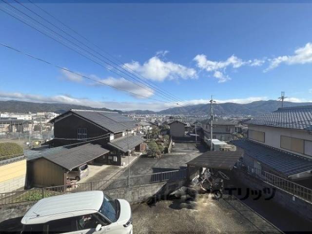 眺望　東側　琵琶湖の花火が見える