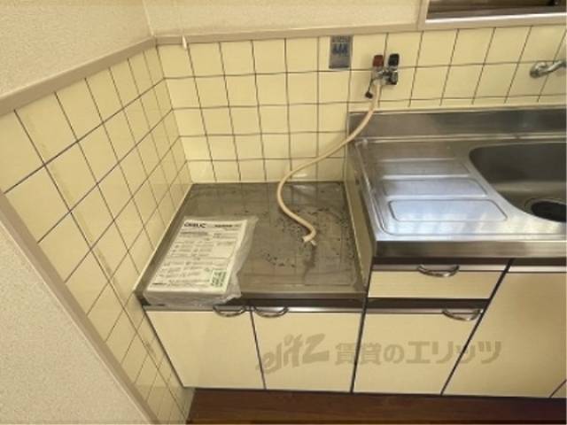 キッチン　コンロ置き場