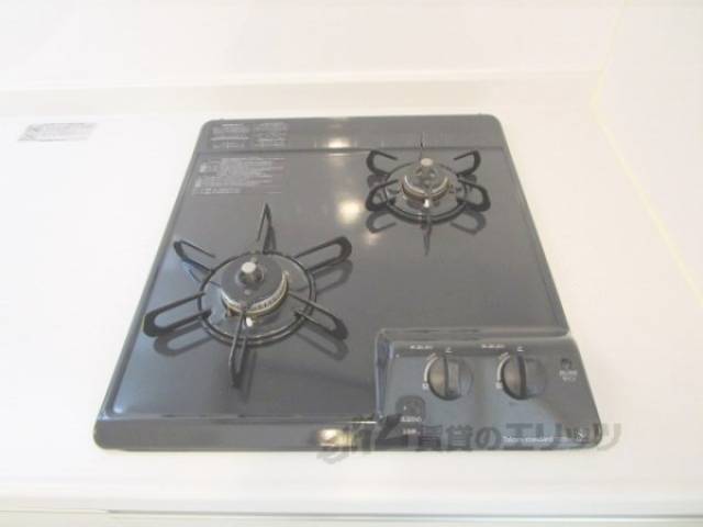 キッチン　ガス2口コンロ