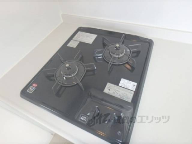 キッチン　ガス2口コンロ