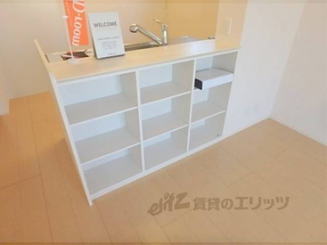 収納　カウンター下